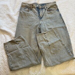H&M High Rise Women Jeans - Light Blue